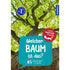 Buchcover mit Titel „Welcher Baum ist das?“. Großes Foto eines Baumes mit grünem Blätterdach, Naturführer-Signet.