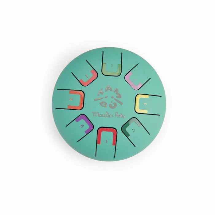 Zungentrommel grün von oben