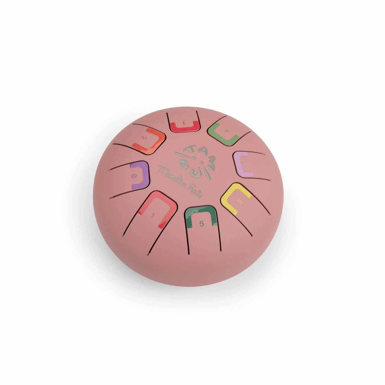 Zungentrommel rosa Seitenansicht