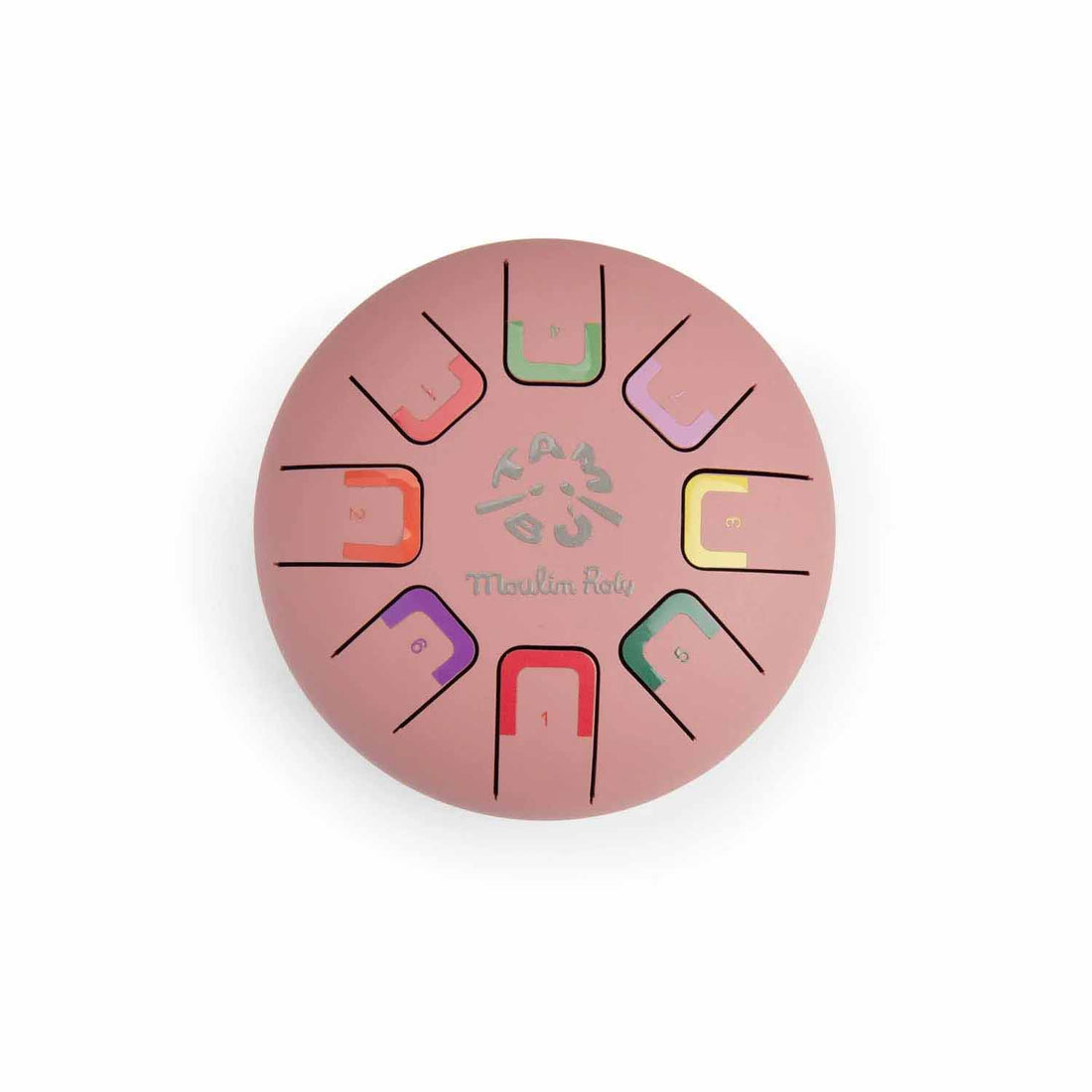 Zungentrommel rosa von oben