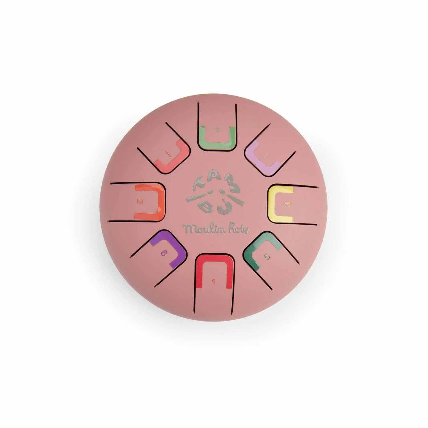 Zungentrommel rosa von oben