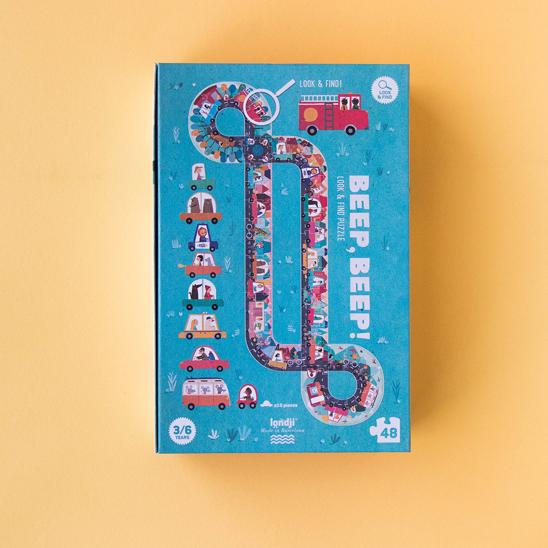 Beep Beep Puzzle Box – Suchspiel für Kinder