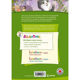 Buchrückseite „Der Wald der Freundschaft“ mit Klappentext und Infos zur Bildermaus-Reihe.