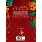 Rückseite des Buches "Buntes Laub und Plätzchenduft" mit kurzer Inhaltsangabe