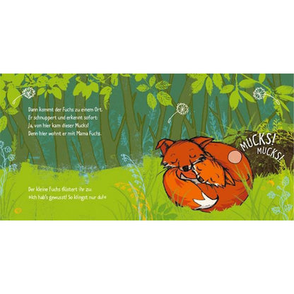 Der kleine Fuchs hört einen Mucks Soundbuch