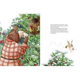 Inhaltsseite aus dem Buch der Überraschende Weihnachtsbrief mit großem Bär und Vögelchen