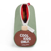 Geöffnete Federmappe in der Farbe Mini Pistache in Vorderansicht