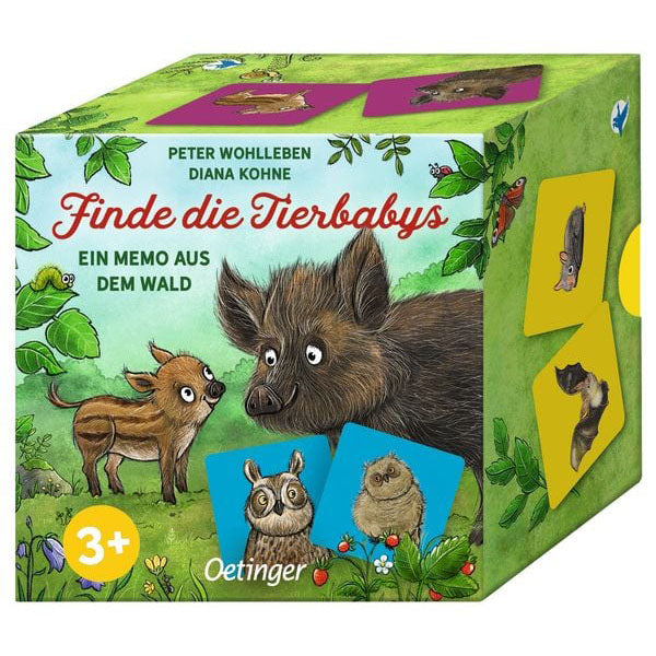 Verpackung des Kinder Memo Spiels Finde die Tierbabys