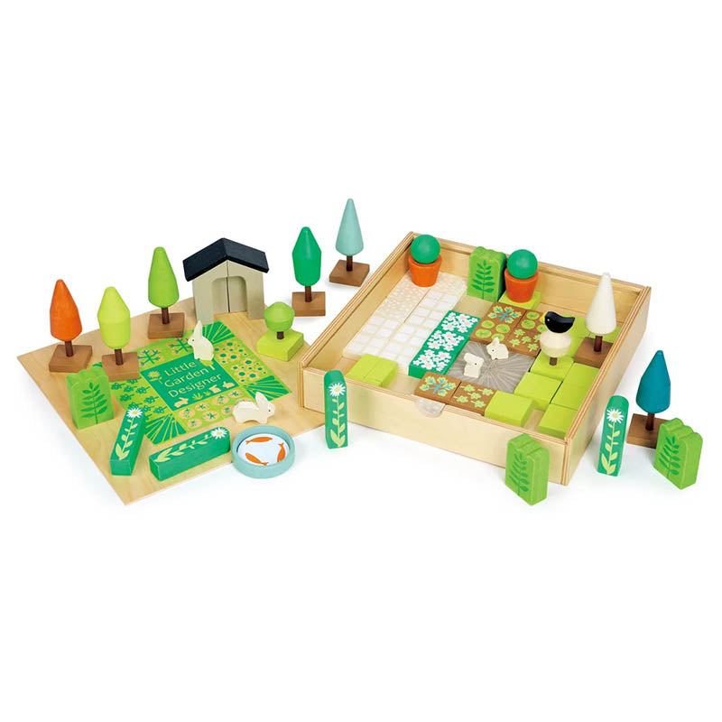 Garten-Gestaltungsset aus Holz