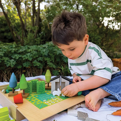 Garten-Gestaltungsset aus Holz