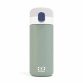 Isolierte Trinkflasche POP MonBento Grün – schlichte Edelstahlflasche in Naturgrün, robust & langlebig