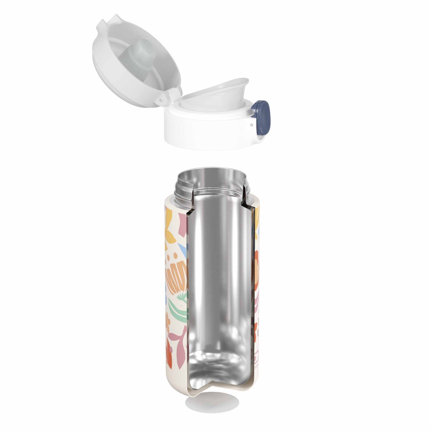 MonBento POP Papercut Querschnitt – Darstellung der doppelten Isolierschicht für warme &amp; kalte Getränke