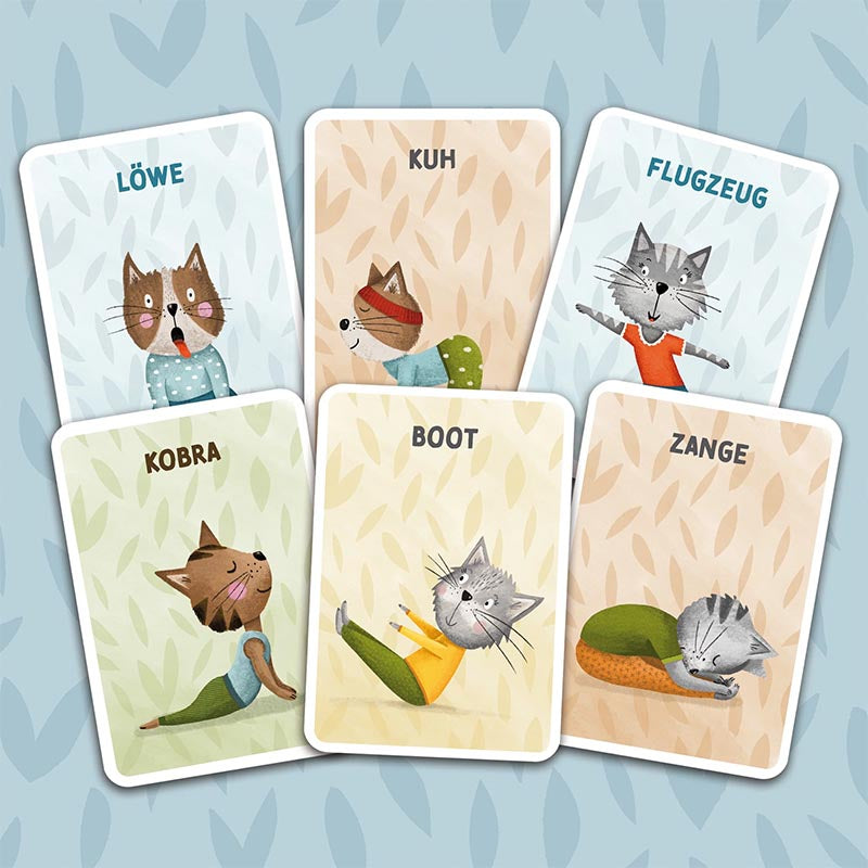 Katzenyoga – Yoga-Karten für Kinder