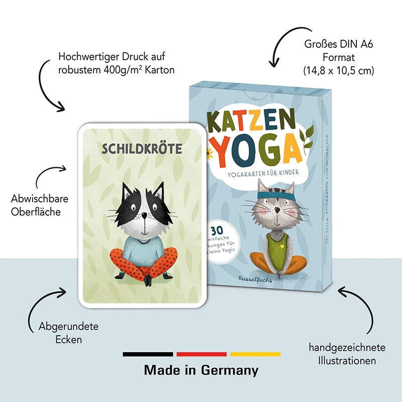 Katzenyoga – Yoga-Karten für Kinder