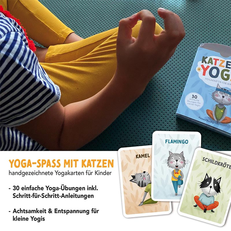 Katzenyoga – Yoga-Karten für Kinder