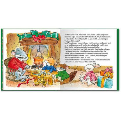 Innenseite des orlesebuches Leo Lausemaus und die Weihnachtsüberraschung