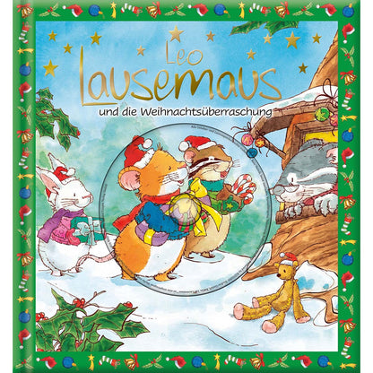 Titelseite des Vorlesebuches Leo Lausemaus und die Weihnachtsüberraschung