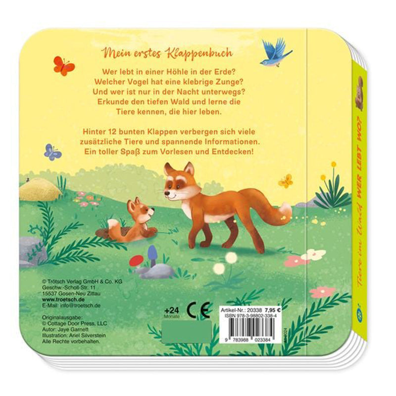 Mein erstes Klappenbuch Tiere im Wald Wer lebt wo?