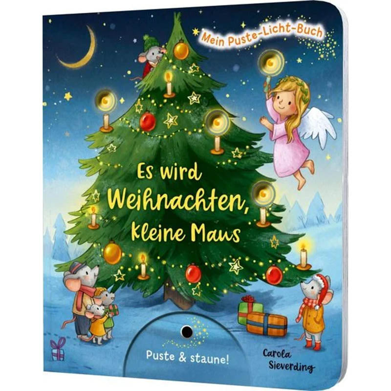 Mein Puste-Licht-Buch: Es wird Weihnachten, kleine Maus