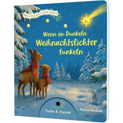 Mein Puste-Licht-Buch: Wenn im Dunkeln Weihnachtslichter funkeln