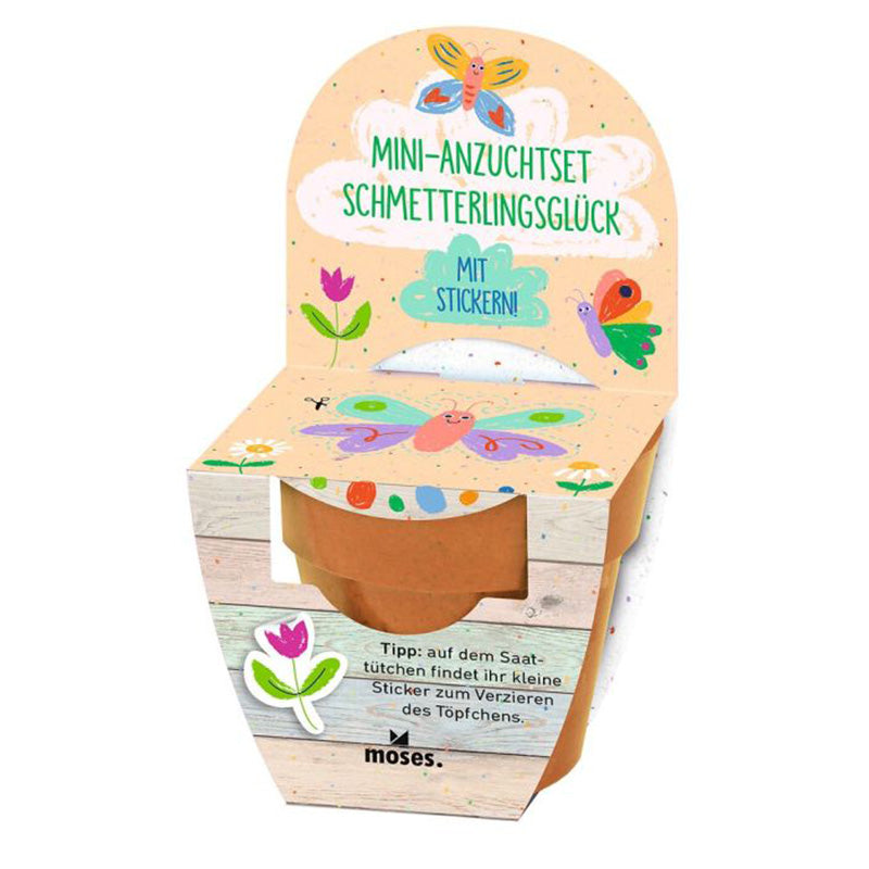 Mini-Anzuchtset mit Stickern