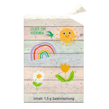 Mini-Anzuchtset mit Stickern