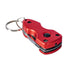 roter multitool anhänger in geschlossener Ansicht