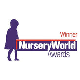 abzeichen des nursery world award gewinners
