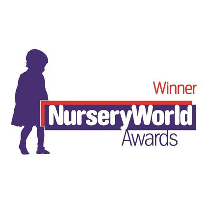 abzeichen des nursery world award gewinners