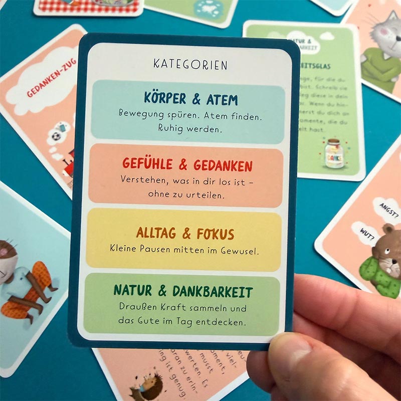 Pause im Kopf – Achtsamkeitskarten für Kinder
