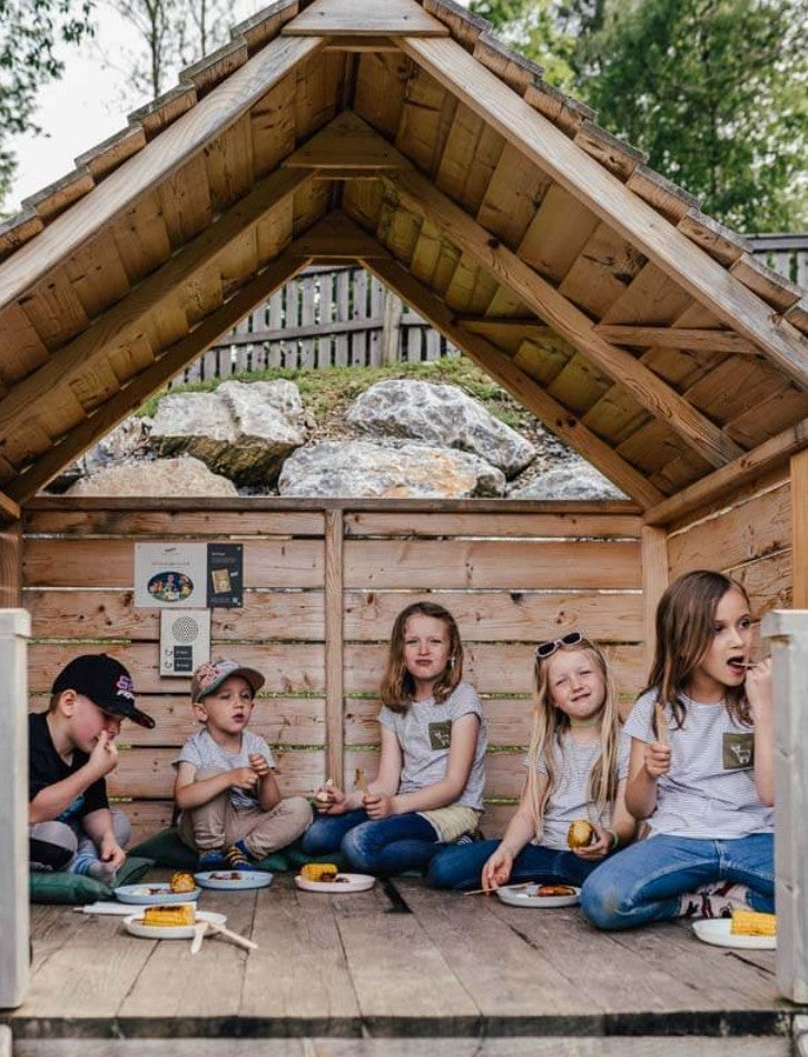 Picknick Kinder Picknickhütte_Waldpark Hochreiter