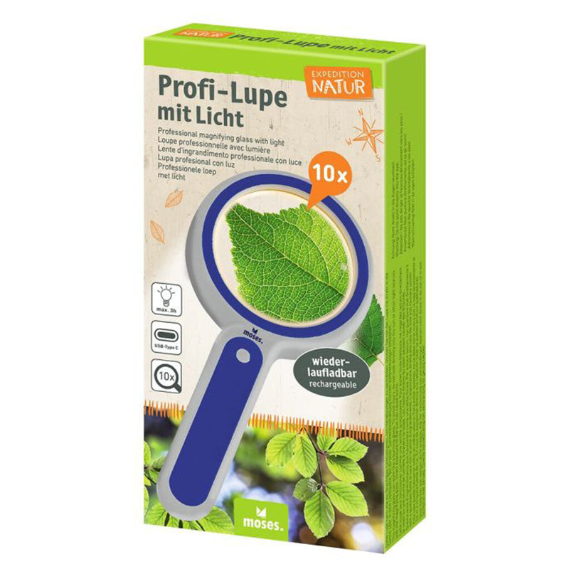 Profi-Lupe mit Licht