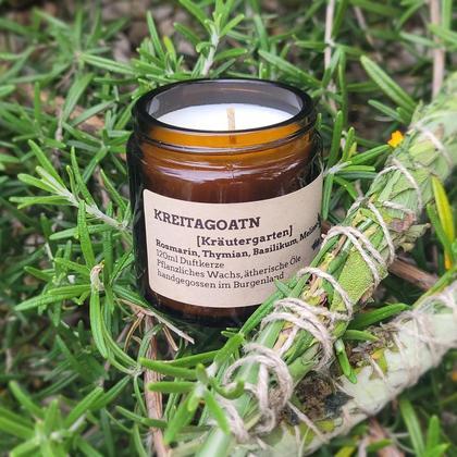Die Duftkerze Kreitagoatn von Rotfeder