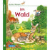 Buchcover „Im Wald“ aus der Reihe Erstes Wissen mit Reh, Rehkitz, Eichhörnchen und Eichelhäher im Wald.