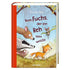 Buchcover – Bunt illustriertes Cover „Vom Fuchs, der ein Reh sein wollte“ mit jungem Fuchs und Waldtieren.