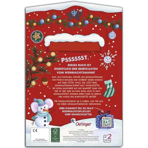 Rückseite Buch &quot;Wirf den Wunschzettel&quot; 