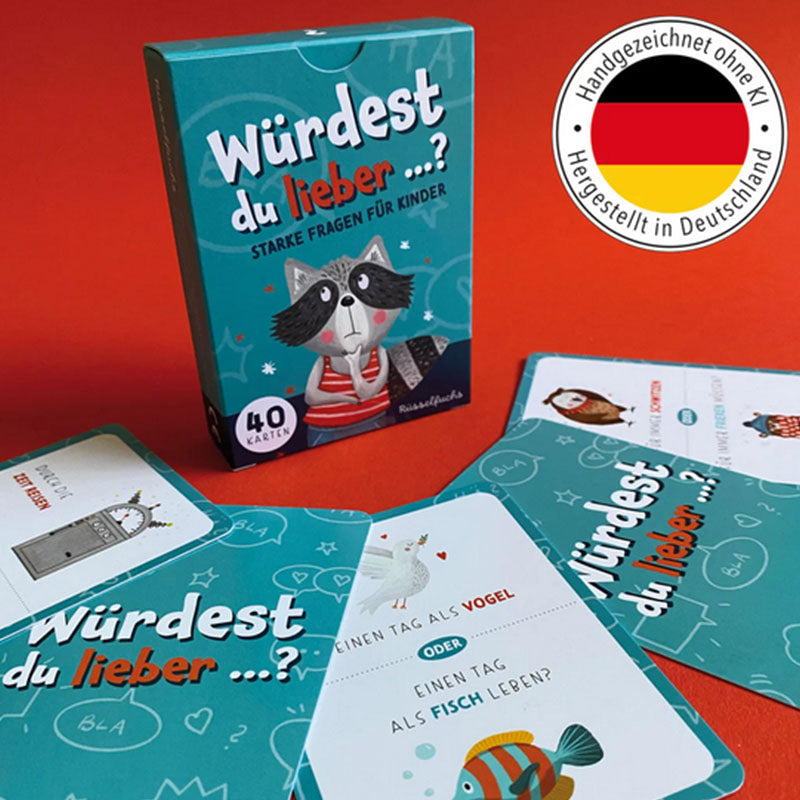 Würdest du lieber ...? Starke Fragen für Kinder