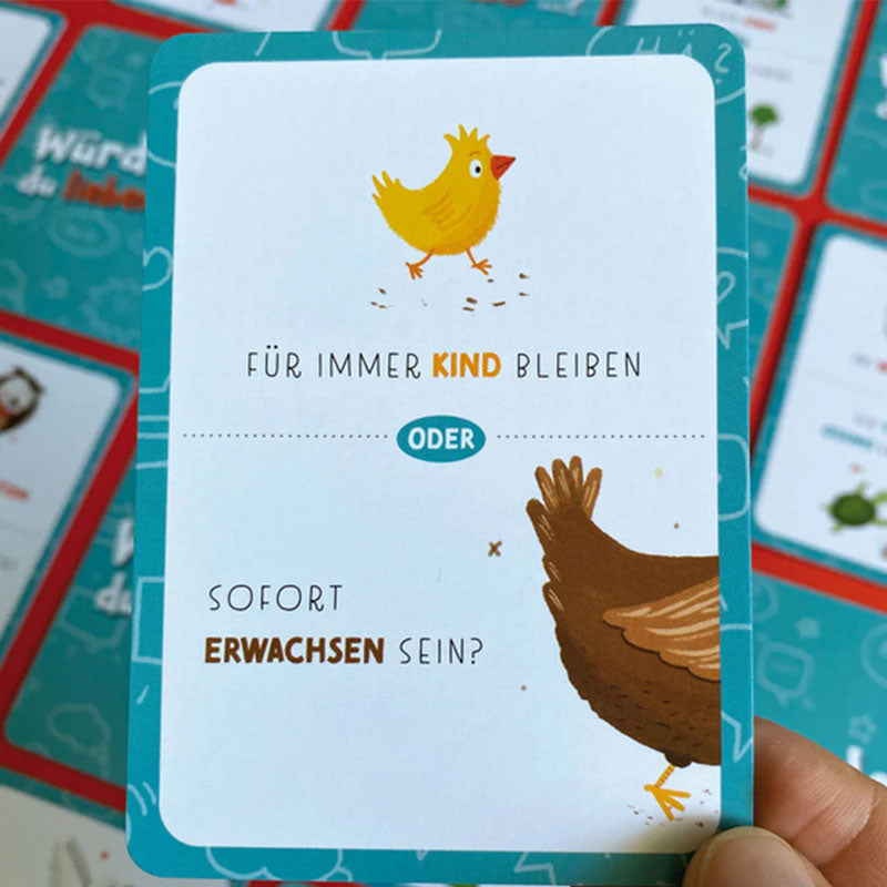Würdest du lieber ...? Starke Fragen für Kinder